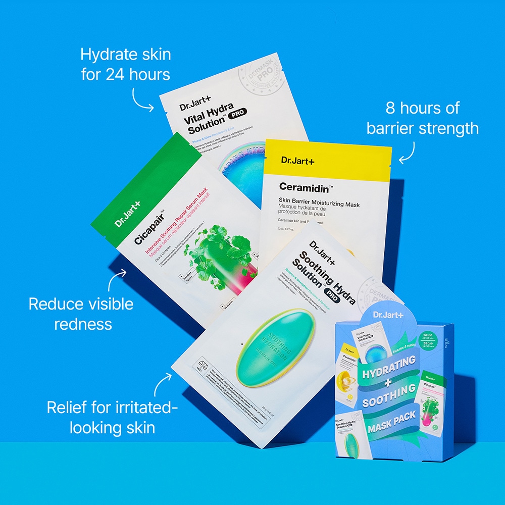 Hydrating + Soothing Face Mask Value Pack | Dr.Jart+ Skincare