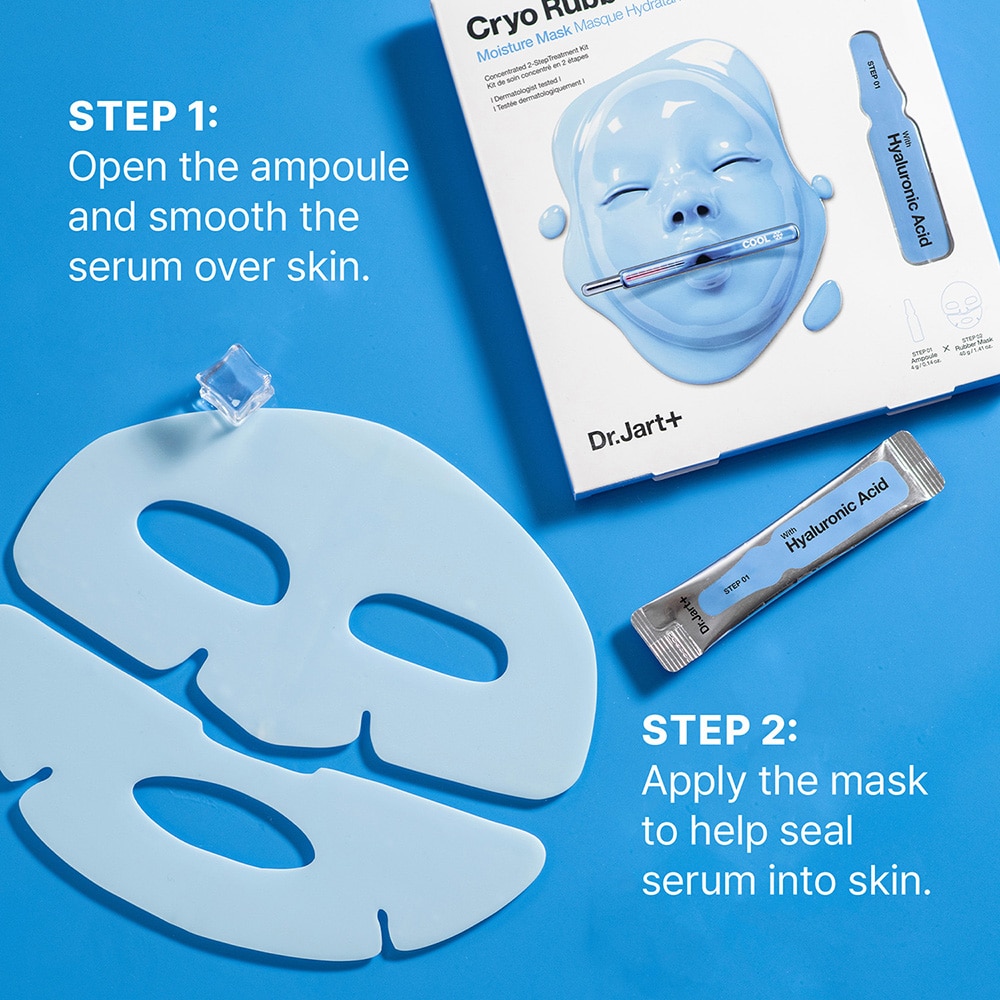 大人気新品  Hyaluronic with Mask Face Rubber™ Cryo Acid Skincare Dr.Jart+ | パック・フェイスマスク