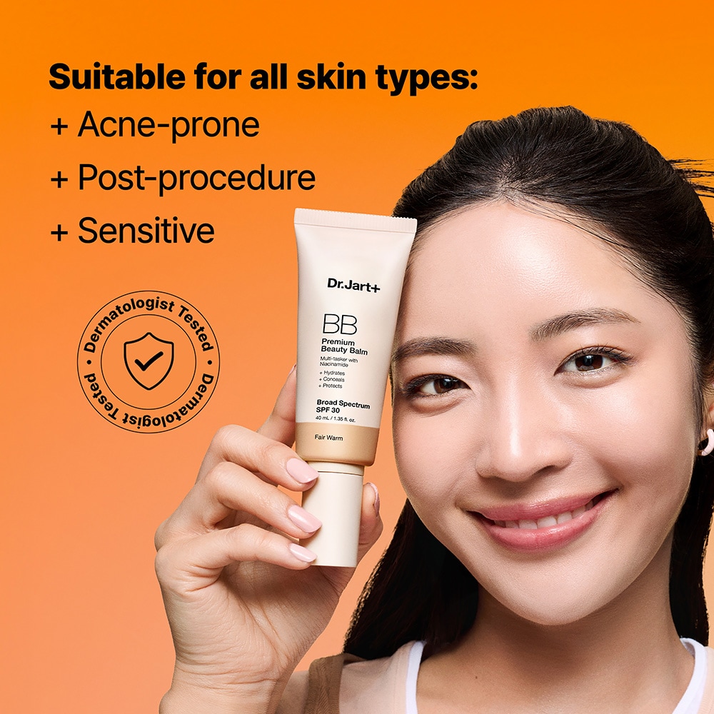 Premium BB Korean tinted moisturizer with all day wear & SPF 30